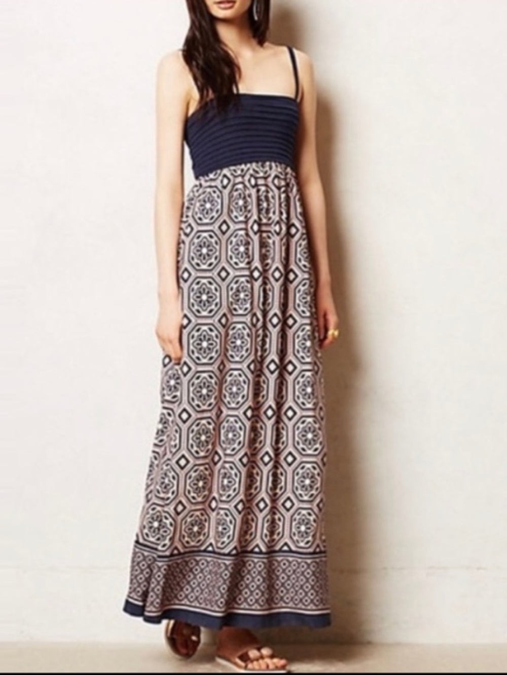 Lilka Anthropologie Carreau maxi dress